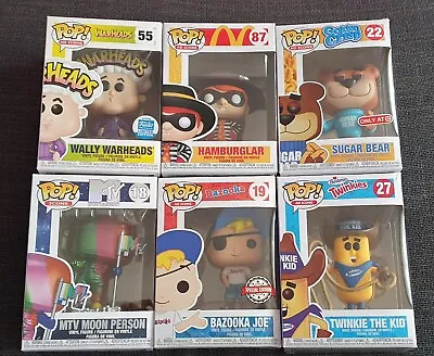 Buy Bundle Of 6 Ad Icons Funko Pop Figures Special Limited Edition Lot Joblot • 51.99£