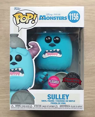 Buy Funko Pop Disney Monsters Inc Sulley With Lid Flocked + Free Protector • 15.99£