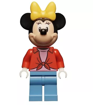 Buy LEGO Minnie Mouse Red Open Shirt Minifigure From 10777 Disney NEW • 4.49£