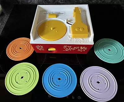 Buy Fisher Price Record Player  + Full Set Of Discs  • 12£