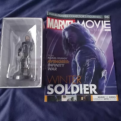Buy Marvel Movie Collection Winter Soldier #96 Figurine And Magazine. Eaglemoss • 15£