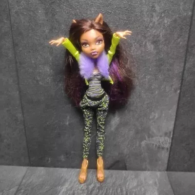 Buy 2008 Monster High Clawdeen Wolf Brown/Purple Hair Killer Mattel Style Fashion Doll • 61.44£