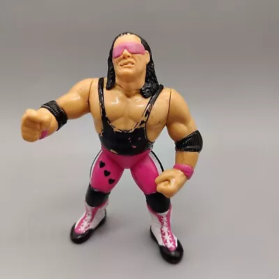 Buy Bret Hitman Hart WWF Hasbro Wrestling Figure WWE WCW ECW • 9.75£