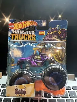Buy Hot Wheels Monster Trucks New 2023 Steer Clear  Beast Bashers 1/64 • 5.50£