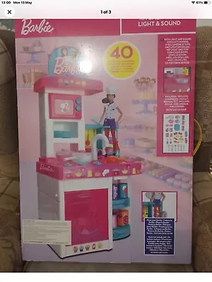 Buy Barbie Kitchen Playset With Light And Sound No Accessories • 15£