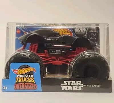 Buy Hot Wheels Star Wars Darth Vader Monster Trucks Oversized 1:24 Scale • 27.97£