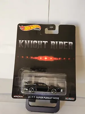 Buy Hot Wheels Premium Knight Rider KITT Super Pursuit Mode K.I.T.t. Real Riders N38 • 6.48£