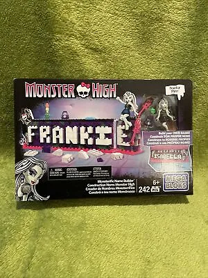 Buy Mega Bloks Monster High Monsterific Name Builder  Frankie Stein Retired NEW • 15£