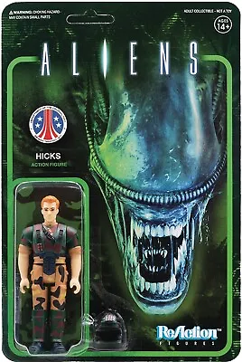 Buy Aliens ReAction Hicks Figure Super 7 00076 • 25.24£