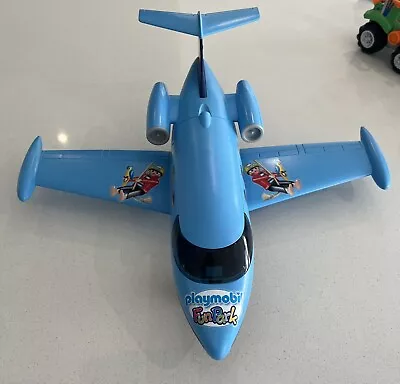 Buy Playmobil Family Fun Park 9366 Jet Plane Aeroplane Blue Pirate, 2 Figures • 25£