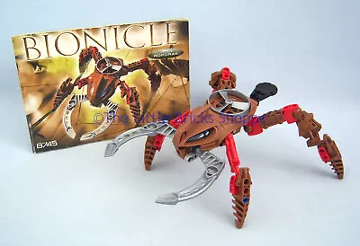 Buy Lego Bionicle 8746 Visorak ROPORAK - Complete With Instructions & ONE Spinner • 12.49£