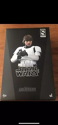Buy Hot Toys MMS304 Star Wars EP4 Luke Skywalker Stormtrooper Disguise 1/6 Figure UK • 380£