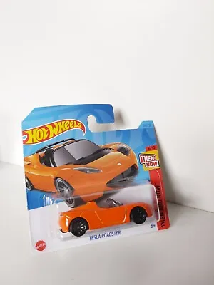Buy Hot Wheels 2023. Tesla Roadster Cov New Collectible Toy Model Car. Then And Now. • 5£