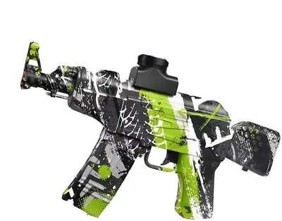 Buy Electric Toy Gun Gel Bullets USB Charge Gel Ball Shooter Ak47 Green  20000 Ammo • 19.99£