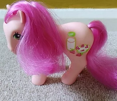 Buy G1 Vintage 80s Toy My Little Pony Strawberry Surprise Pink  • 24.95£