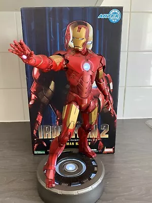 Buy Kotobukiya IRON MAN 2 ARTFX Iron Man MARK IV 1/6 Scale PVC Painted (RARE) • 385£