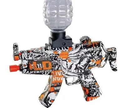 Buy Electric Toy Gun Gel Bullets USB Charge Gel Ball Shooter Mp5 Orange 20000 • 19.99£
