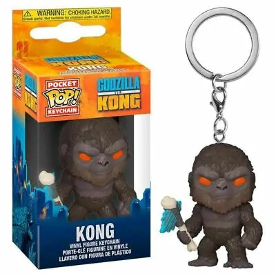 Buy Godzilla Vs Kong Key Ring Pocket Pop! Vinyl King Kong With Axle 4 CM 509589 • 14.12£
