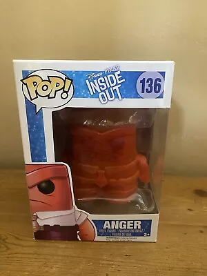 Buy Funko Pop Disney Inside Out Anger Flaming Crystal #136 • 11.99£