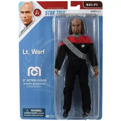 Buy Mego Star Trek The Next Generation Lt. Commander Worf 8  Action Figure • 19.99£
