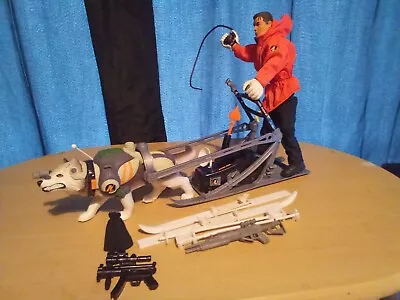 Buy Action Man . 1996 - Arctic Version  , Sled , Dog & Accessories/weapons . Am-2 . • 8.99£