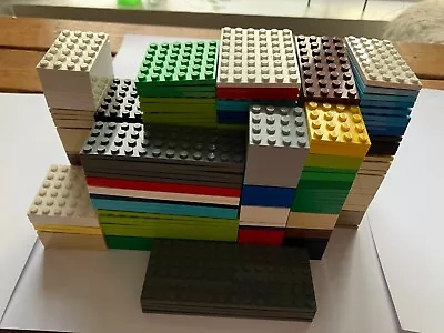 Buy Lego Base Plates ,6x8, 4x6, 4x8, 6x6, 4x4, 4x12, 6x14  Measured In STUDS/DOTS81) • 0.99£