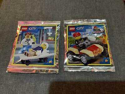 Buy LEGO CITY Fire Chief CLEMMONS & Dr. DOKTER Minifigures 952105 NEW/SEALED RETIRED • 8.99£