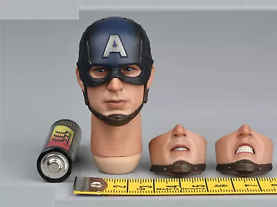 Buy Hottoys 1/6 MMS536 Avengers 4 The Final Battle Captain America Mask Head Sculpt • 83.27£