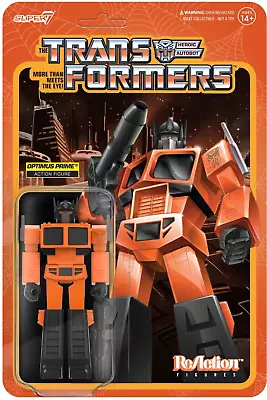 Buy Super7 Transformers ReAction - Optimus Prime (Halloween) Action Figure • 29.99£