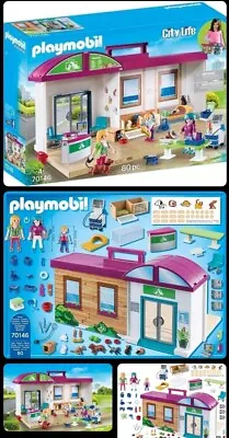 Buy Playmobil Vet Clinic (70146 City Life Playset) Brand New, Free Delivery • 32.95£