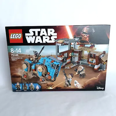Buy Lego Star Wars 75148 Encounter On Jakku Inc Unkar Plutt, Teedo, Rey, BB-8, New • 52.99£