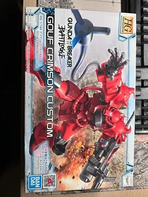 Buy Bandai Hobby HG 1/144 -  Gundam Breaker Battlogue  Gouf Crimson Custom • 35£