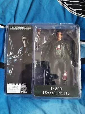 Buy NECA GENUINE ACTION FIGURE THE TERMINATOR 2 JUDGMENT DAY T-800 Steel Mill • 60£
