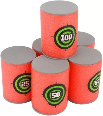 Buy COCOSO 12 Pcs EVA Soft Foam Darts Targets For Nerf N-strike Elite Series • 11.30£