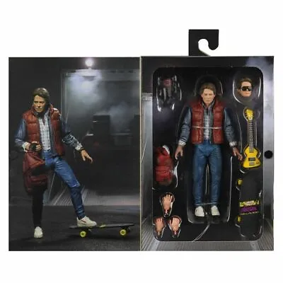 Buy Back To The Future Marty McFly Guitar Ultimate Edition 7  18cm Action Figure Neca • 77.65£