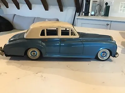 Buy Vintage Bandai Rolls Royce Silver Cloud Tin Friction Motor Toy Car  • 170£
