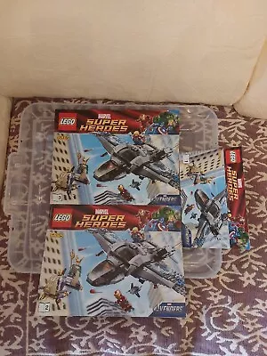Buy LEGO Marvel Avengers Quinjet Aerial Battle Set 6869 Complete With Box And Manual • 555£