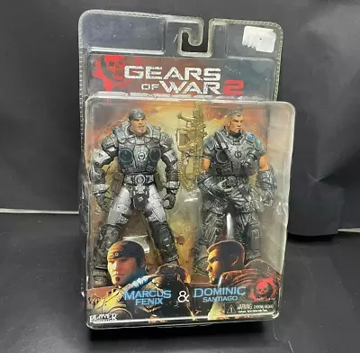 Buy NECA Gears Of War 2 Marcus Fenix & Dominic Santiago Figure Set (SEALED) • 99.99£