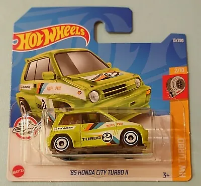 Buy Hot Wheels. '85 Honda City Turbo II New Collectable Toy Model Car. HW Turbo. • 3.50£