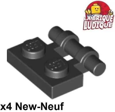 Buy LEGO 4x Flat Modified 1x2 Handle On Side Handle Black/Black 2540 NEW • 1.16£