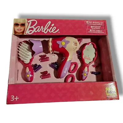 Buy Barbie Hair Dressing Set With Hair Dryer Accessories Kit Mirror Brush Style • 14.22£