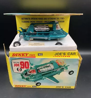 Buy Dinky 102 Joe's Car - N Mint In Original Box With “Mr Dealer” Polystyrene Plinth • 265£