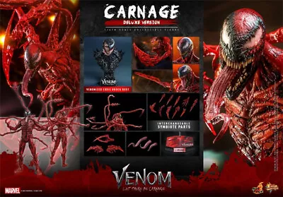 Buy New Hot Toys MMS620 VENOM: LET THERE BE CARNAGE 1/6 CARNAGE Deluxe Ver. Figure • 488£