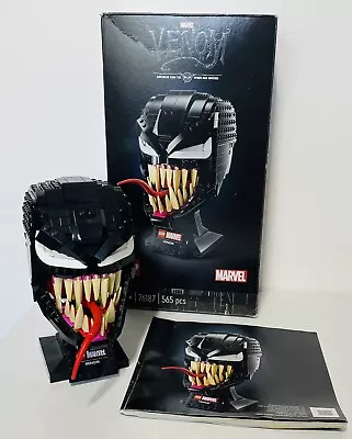 Buy Lego Marvel Venom Head Bust Set 76187 Complete Boxed • 45£