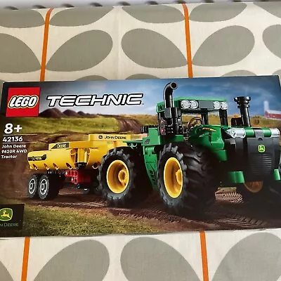 Buy LEGO Technic John Deere 9620R 4WD Tractor Farm Toy 42136 • 19£