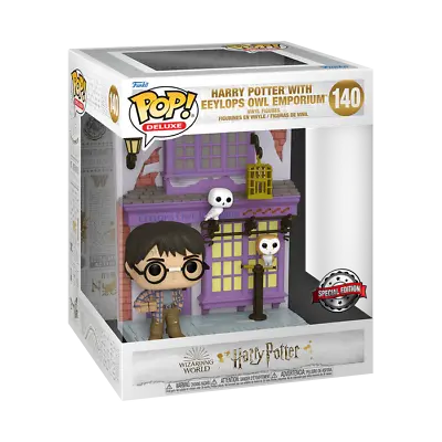 Buy Harry Potter: Harry W/ Eeylops Owl Emporium Funko Pop! Deluxe • 20.99£