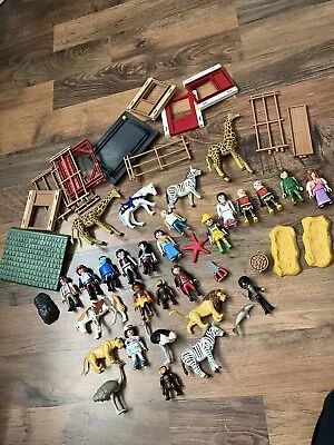 Buy Playmobil Vintage Zoo & Lots More With Animals And People Bundle Lot • 0.99£
