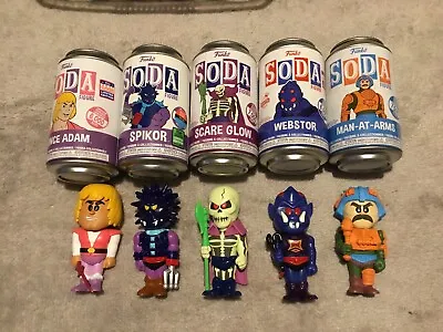Buy Funko Pop Soda Masters Of The Universe Figures By 5 Adam,spikor Webster  +++++++ • 19.99£