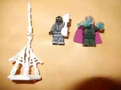 Buy Lego Spiderman (Stealth Suit) And Mysterio From 'Far From Home' Minifigures • 3.99£
