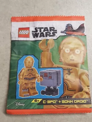 Buy LEGO Star Wars C-3PO And Gonk Droid Paper Bag  912310 New And Sealed • 8£